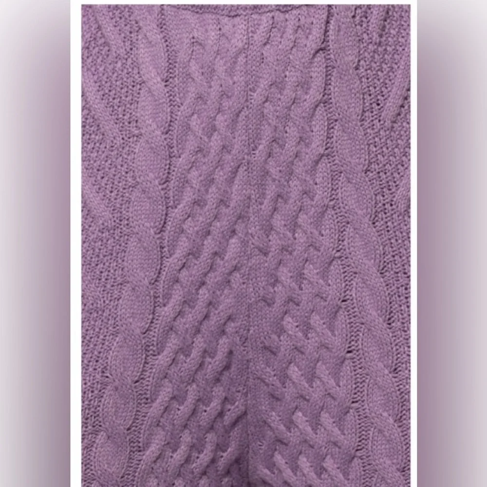 Brand new with tags JLUXLABEL Lavender knit pants + corset top - Picture 9 of 12